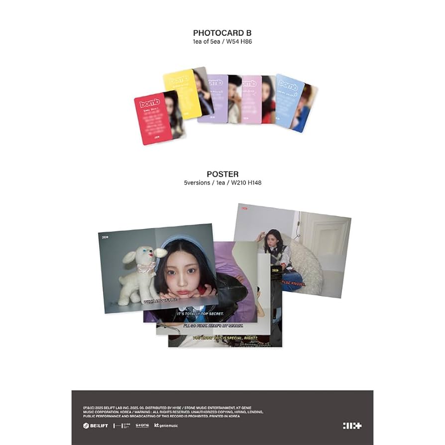 Amazon.co.jp: ILLIT - 3rd mini album 'bomb' 韓国盤 (GLLIT